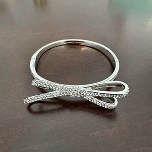 Silver bow Kate spade bracelet